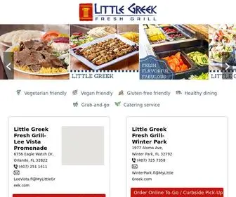 Littlegreekcater.com(View menu and order catering online from Little Greek Fresh Grill) Screenshot