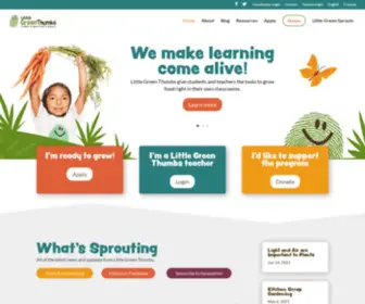 Littlegreenthumbs.org(Little Green Thumbs) Screenshot