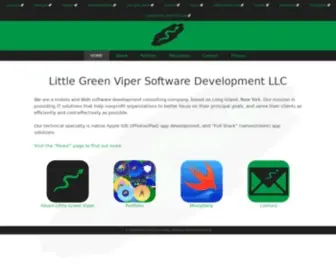 Littlegreenviper.com(Software Development LLC) Screenshot