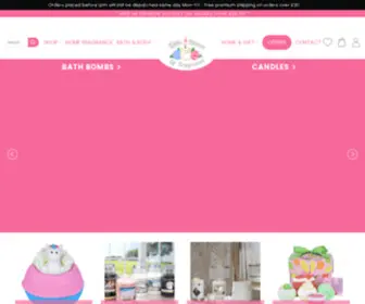 Littlehouseoffragrance.co.uk(Candles & Bath Bombs) Screenshot