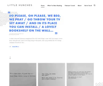 Littlehunches.com(Little Hunches) Screenshot