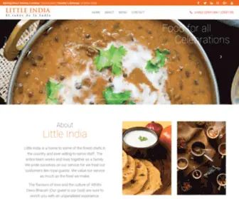 Littleindiarestaurante.com(Little India) Screenshot