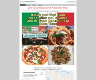 Littleitalianrestaurant.net(Little Italian Restaurant & Pizza Udon Thani) Screenshot