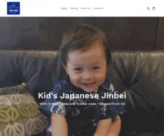 Littlejinbei.com(Little Jinbei Japanese Kids Clothing) Screenshot