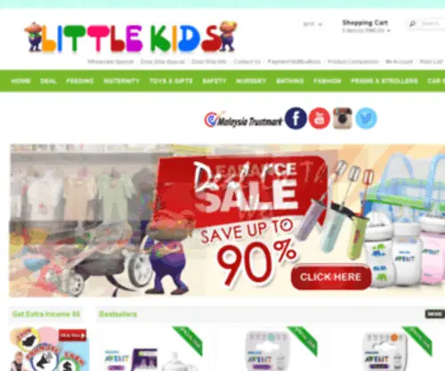 Littlekids.com.my(Baby Store Malaysia) Screenshot
