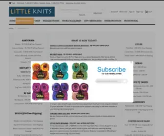 Littleknits.com(Little Knits NEW PRODUCTS) Screenshot