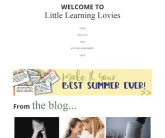 Littlelearninglovies.com(Little Learning Lovies) Screenshot