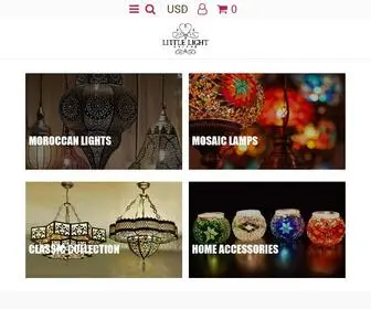 Littlelightbazaar.com(Moroccan and Turkish Lights) Screenshot