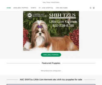 Littlelionkennels.com(Akc Shih Tzu Puppies for Sale) Screenshot