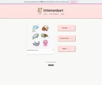 Littlemandyart.com(Shop) Screenshot