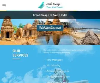 Littlemangotravels.com(India Tour Packages) Screenshot