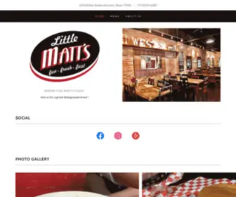 Littlemattscafe.com(Little Matt's) Screenshot