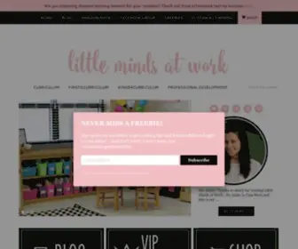 Littlemindsatwork.org(Little Minds at Work) Screenshot