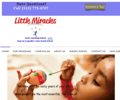 Littlemiraclesschool.com(Preschool) Screenshot