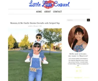 Littlemisscasual.com(A life and style blog) Screenshot