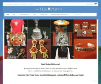 Littlemoonshop.com(Little Moon Tibetan Gift Shop) Screenshot