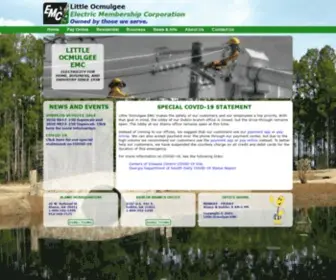 Littleocmulgeeemc.com(Little Ocmulgee Electric Membership Corporation) Screenshot