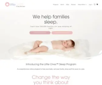 Littleones.co(Baby & Toddler Sleep Solutions) Screenshot