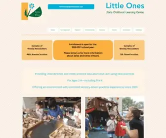 Littleoneslic.com(Preschool) Screenshot