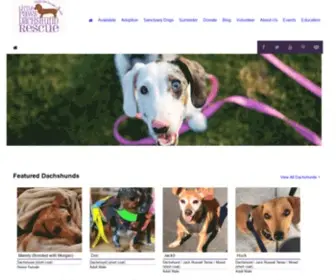 Littlepawsdr.org(Little Paws Dachshund Rescue) Screenshot