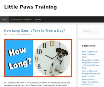 Littlepawstraining.com(This Detailed Case Study) Screenshot