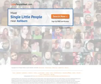 Littlepeoplemeet.com(The Little People Dating Network) Screenshot
