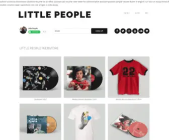 Littlepeoplemusic.com(Little people music) Screenshot