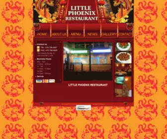 Littlephoenixmd.com(LITTLE PHOENIX RESTAURANT) Screenshot