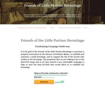 Littleportionhermitage.org(Friends of the Little Portion Hermitage) Screenshot