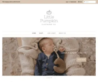 Littlepumpkinclothing.com(Little Pumpkin Clothing Co) Screenshot