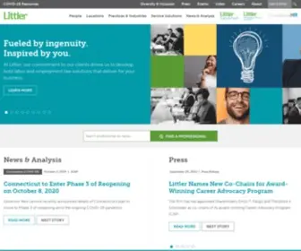 Littler.com(Littler Mendelson P.C) Screenshot