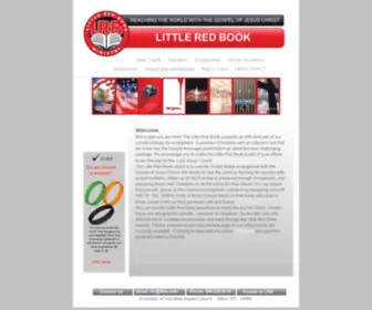 Littleredbook.org(Little red book gospel tracts) Screenshot