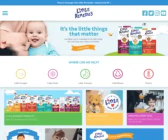 Littleremedies.com(Little Remedies®) Screenshot