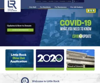 Littlerock.org(City of Little Rock) Screenshot