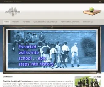 Littlerock9.com(Little Rock Nine Foundation) Screenshot