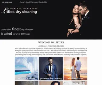 Littlesdrycleaning.com.au(Curtains) Screenshot