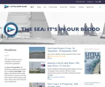 Littleshipclub.co.uk(Sail in good company) Screenshot