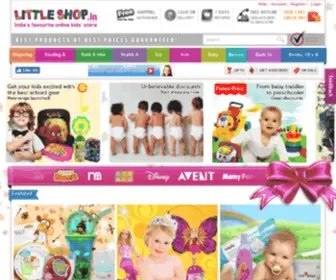 Littleshop.in(One-stop solution for parents shopping for their kids) Screenshot