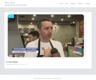 Littlesicily.org(Leichhardts favourite iconic Italian restaurant) Screenshot