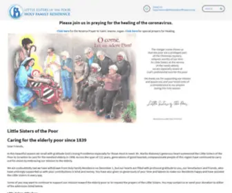 Littlesistersofthepoorscranton.org(Main Page New) Screenshot