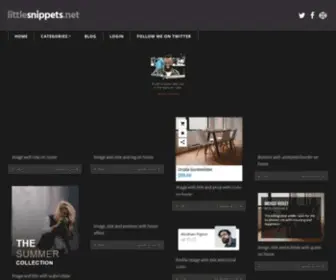 Littlesnippets.net(A free collection of CSS3/HTML snippets) Screenshot
