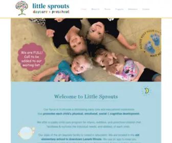 Littlesproutslanark.com(Little Sprouts Daycare & Preschool) Screenshot