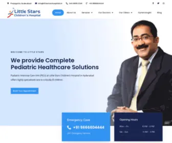 Littlestarshealthcare.com(Little Stars Healthcare children's hospital) Screenshot