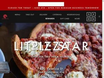 Littlestarvalencia.com(Little Star Pizza) Screenshot
