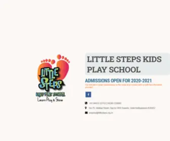 Littlesteps.org.in(Little Steps) Screenshot