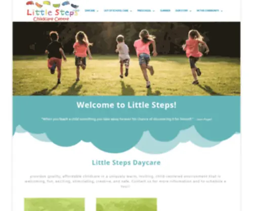 Littlestepspreschool.ca(Little Steps) Screenshot