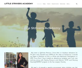 Littlestriversacademy.com(LITTLE STRIVERS ACADEMY INC) Screenshot