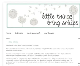 Littlethingsbringsmiles.com(Little Things Bring Smiles) Screenshot