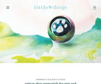 Littlethingsglass.com(Little Things Glass Memorials) Screenshot