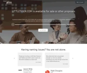 Littletiger.com(A unique opportunity to acquire) Screenshot